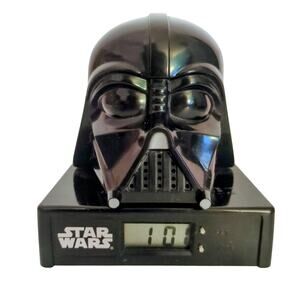 Vintage 1995 Star Wars Darth Vader Alarm Clock Radio Micro Games of America